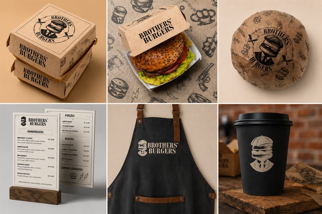 Brothers' Burgers — Identidade visual