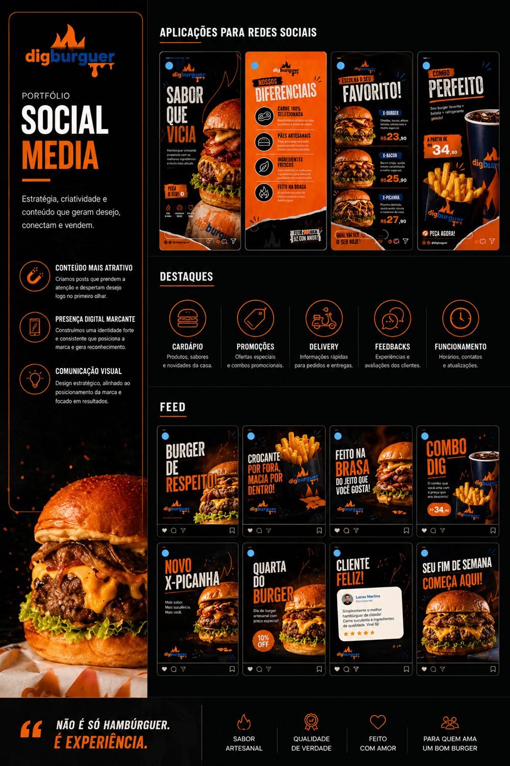 DigBurguer — Social media